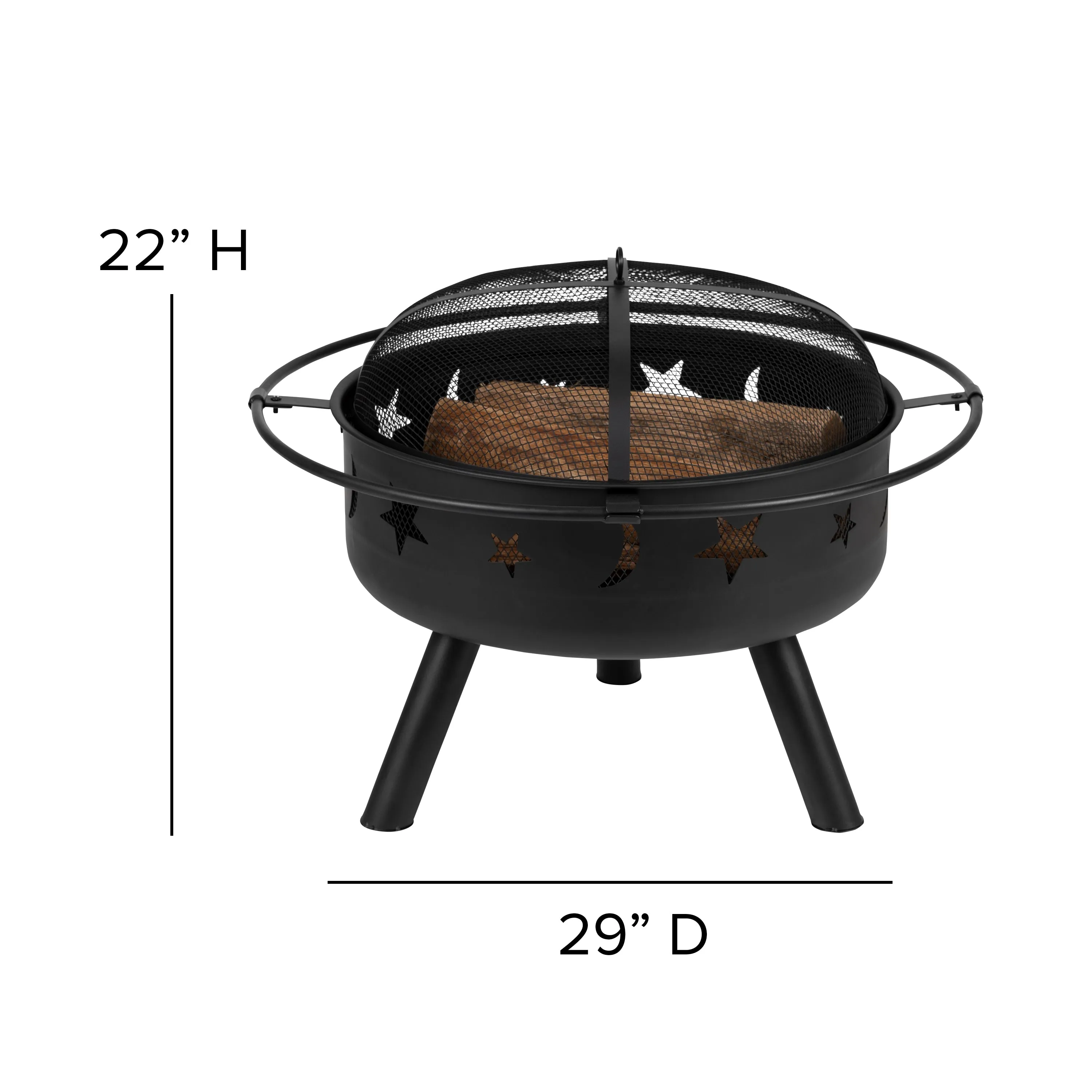 Adirondack Chairs & Fire Pit JJ-C145012-32D-SLT-GG