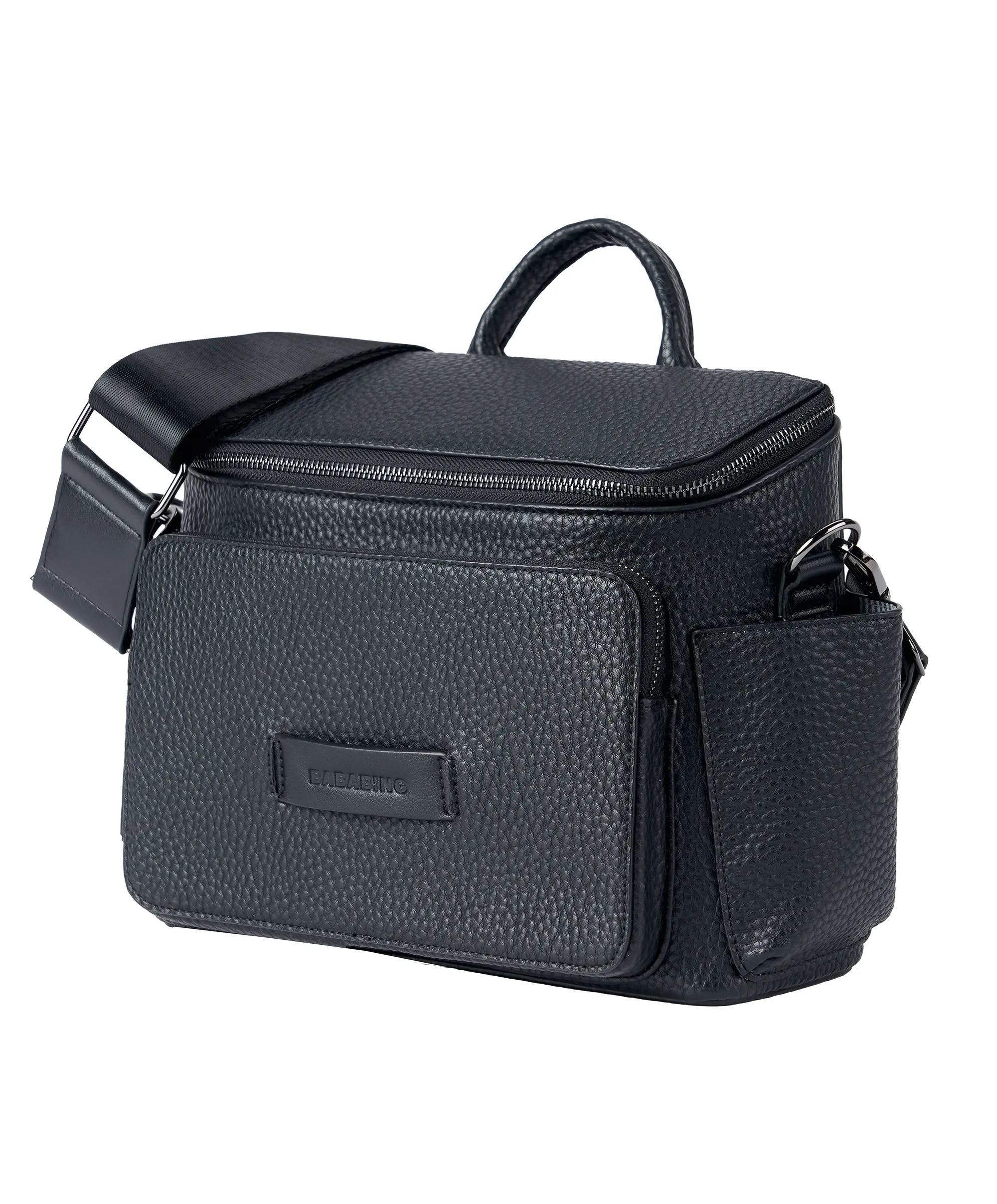 Bababing Isla Cross Body Vegan Leather Daypac - Black