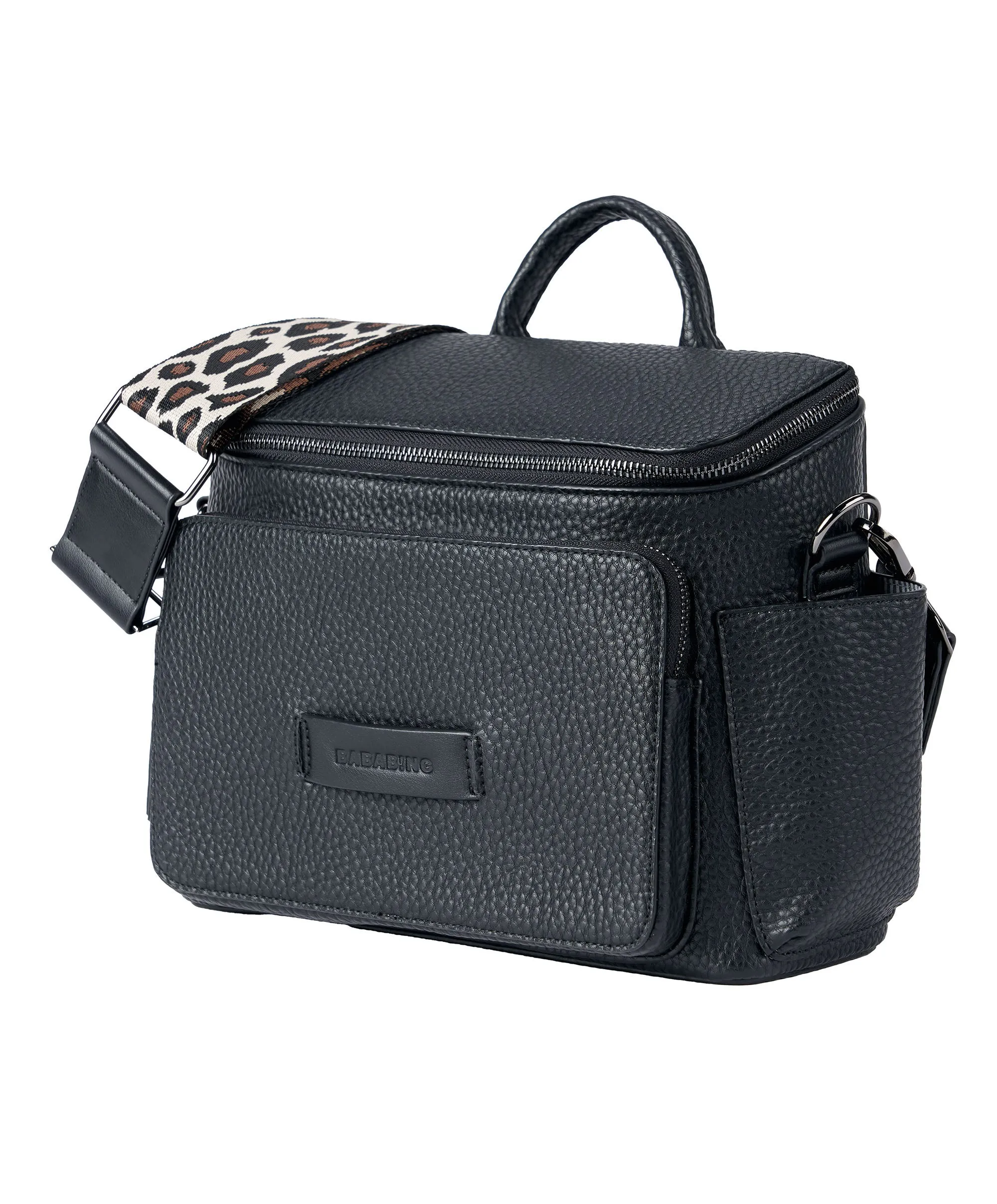 Bababing Isla Cross Body Vegan Leather Daypac - Black