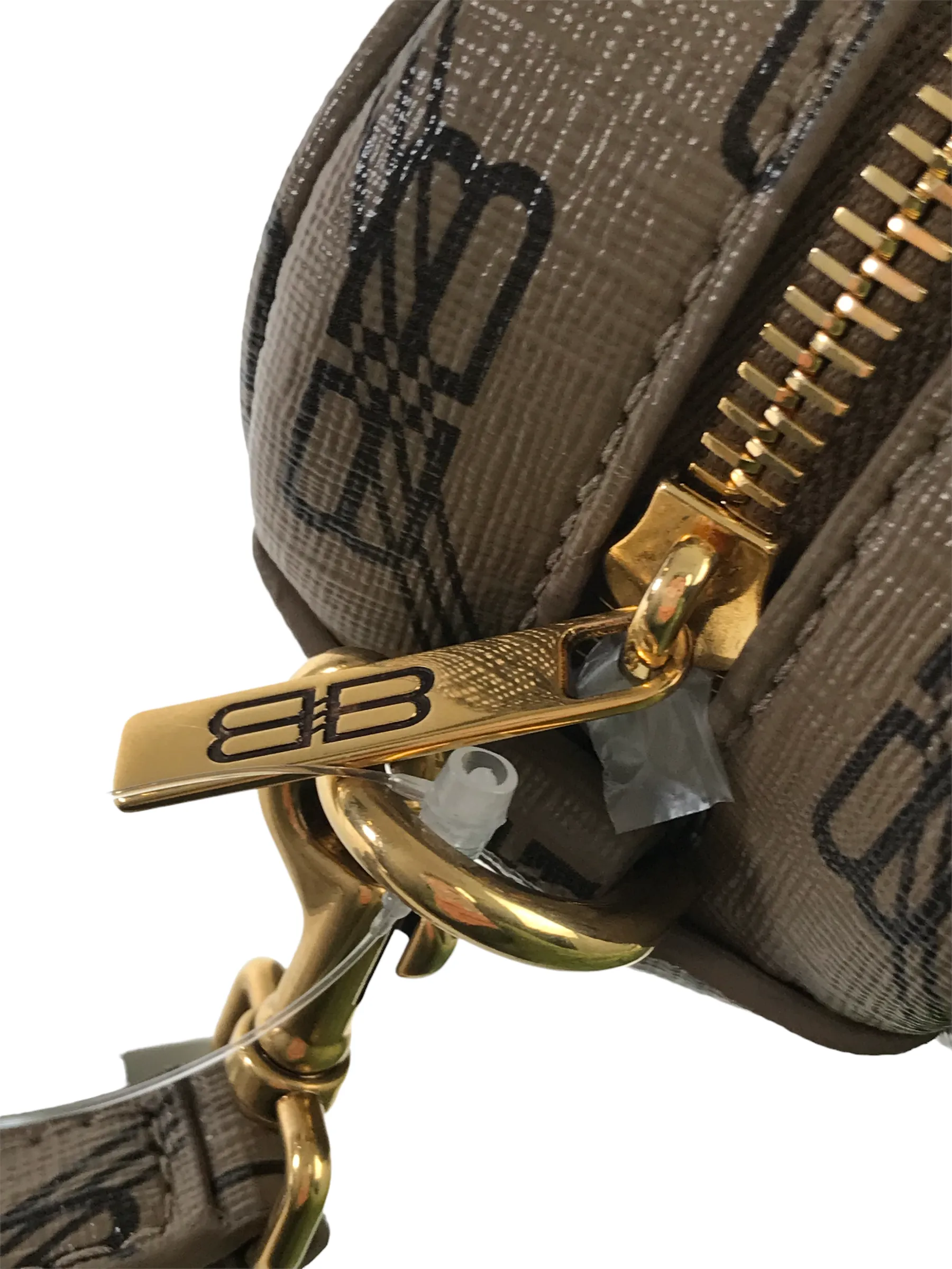 Balenciaga Monogram Logo Canvas Crossbody