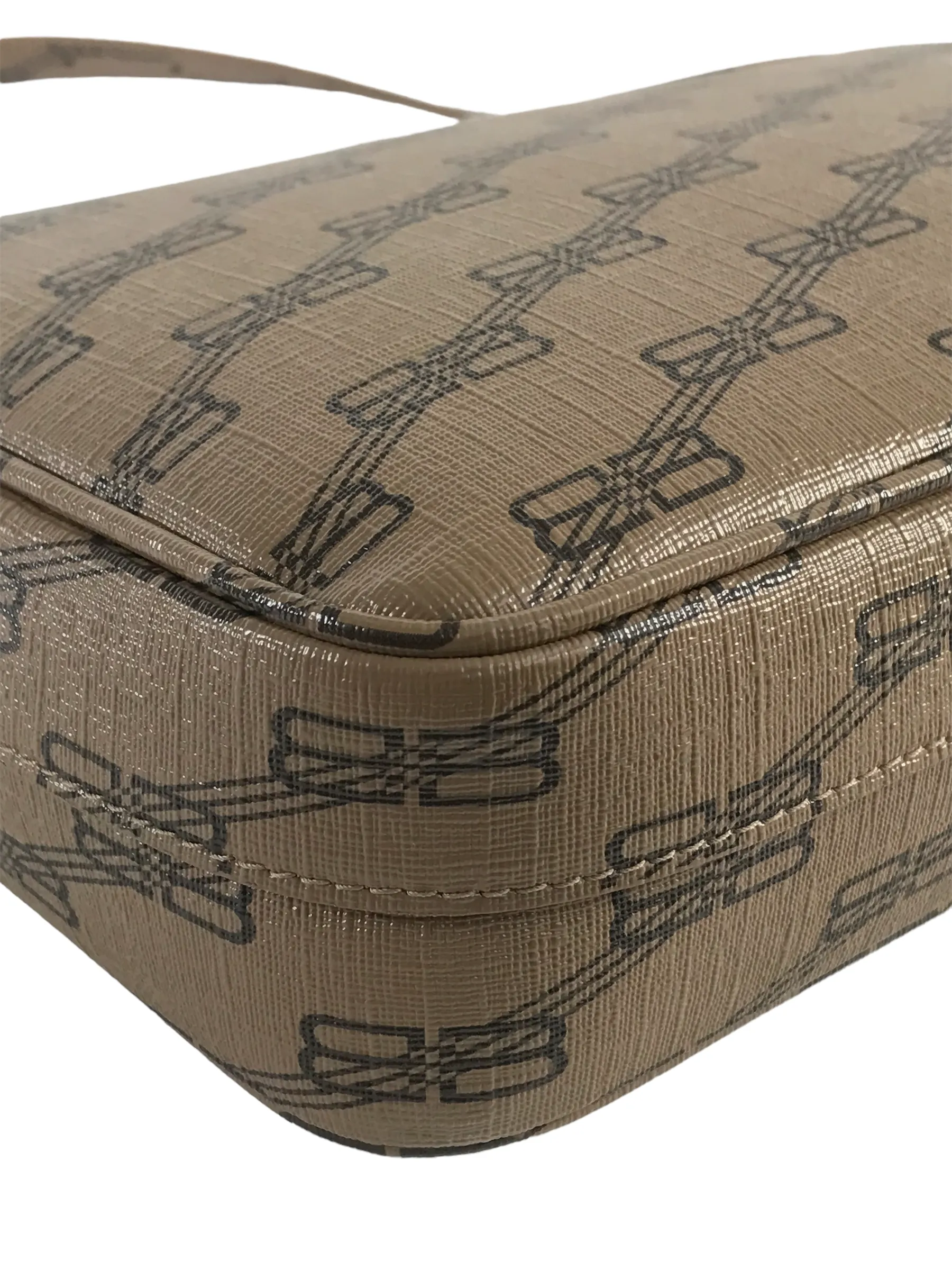 Balenciaga Monogram Logo Canvas Crossbody