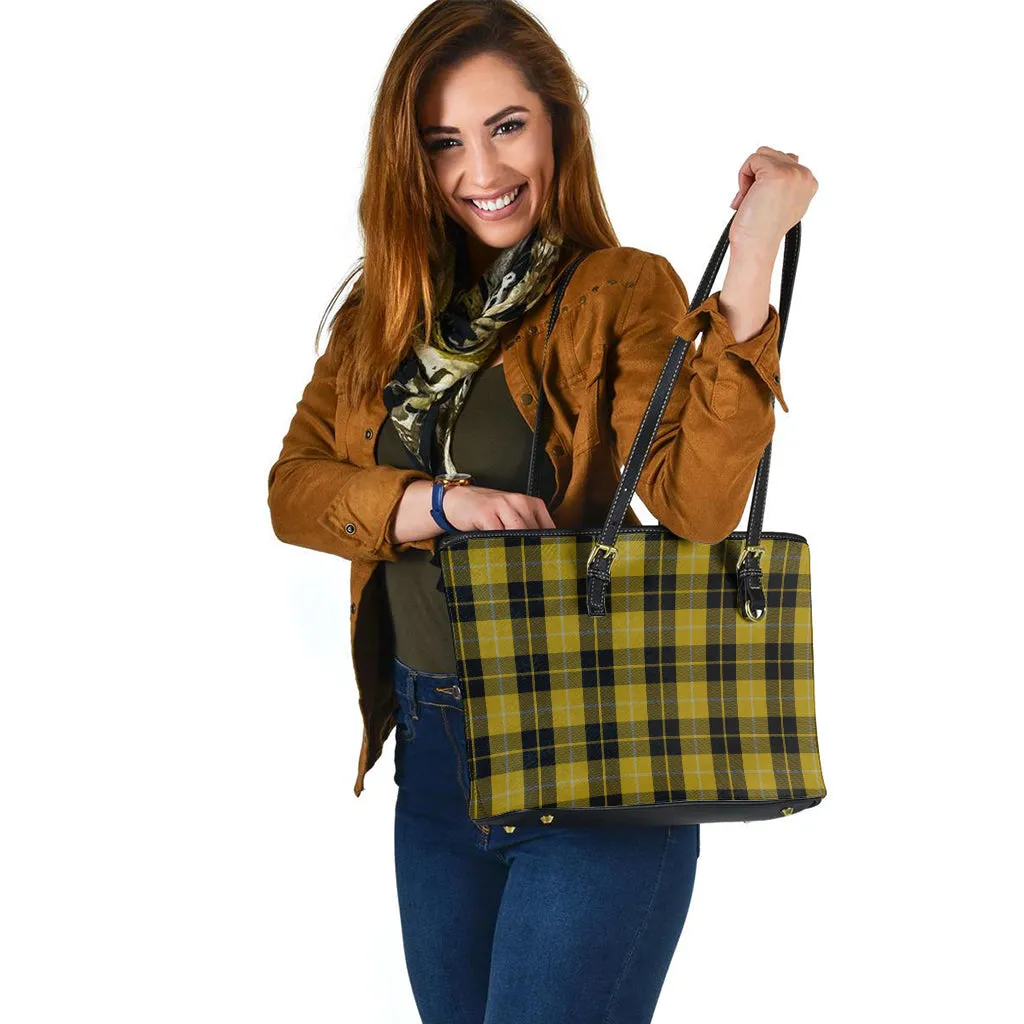 Barclay Dress Tartan Leather Tote Bag