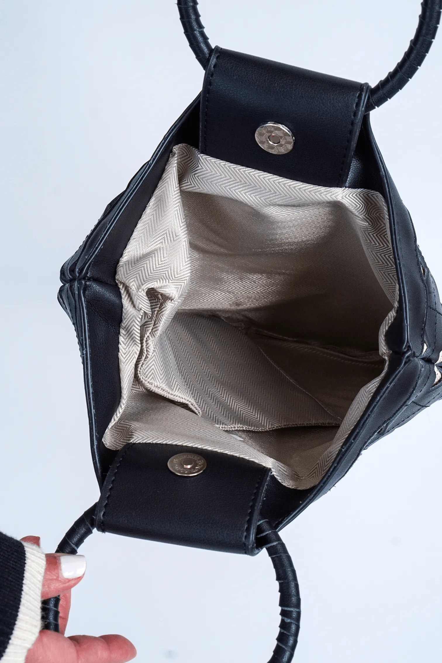 Black Cut Out Bag