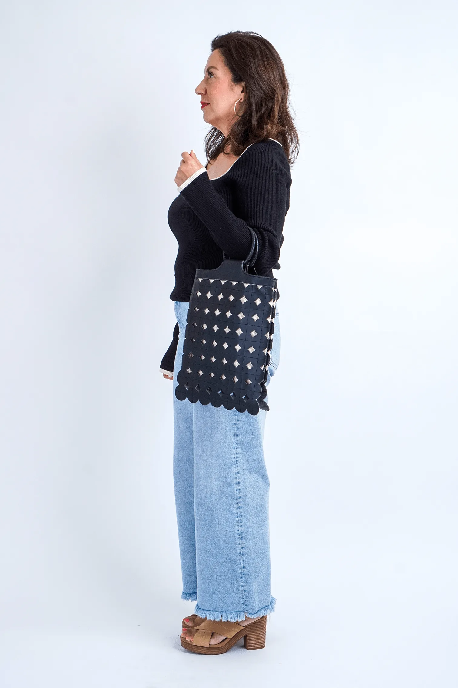 Black Cut Out Bag