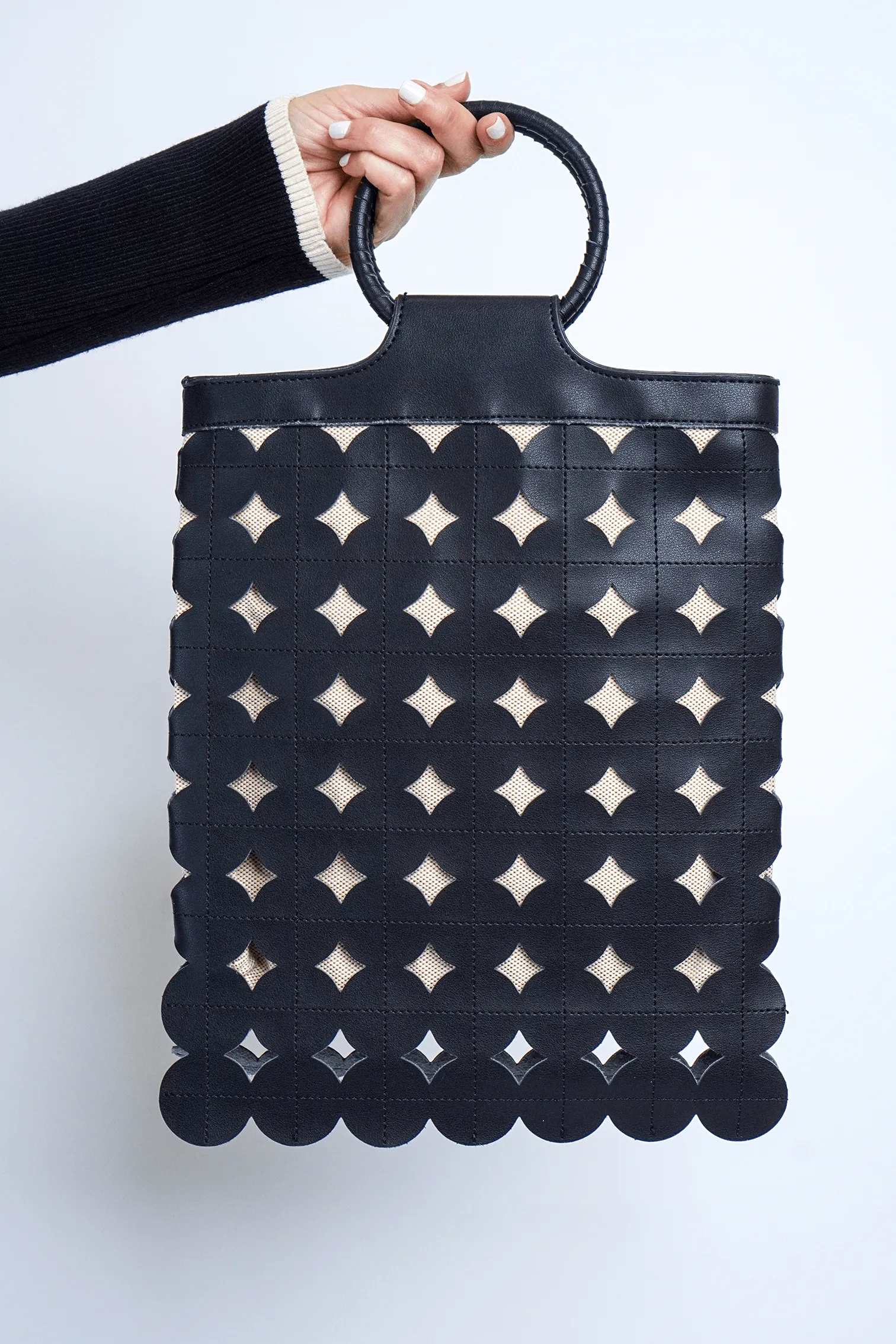 Black Cut Out Bag