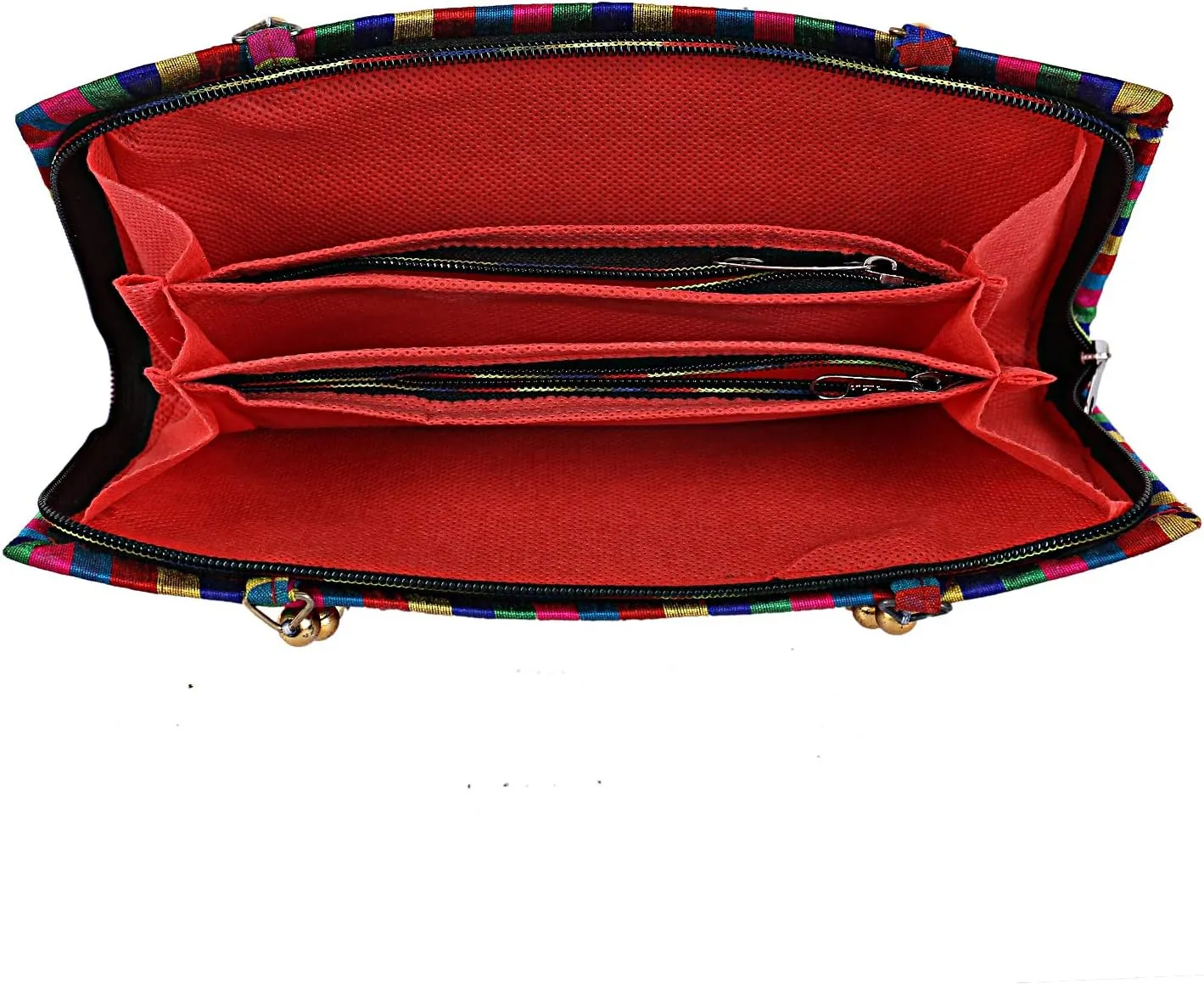 Craft Trade Clutch Bags for Women - Rajasthani Hand Embroidered Mini Crossbody Bag Women's Cluches for Wedding Party Gifts
