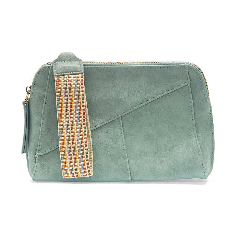 Gigi Crossbody with Woven Wristlet Strap
