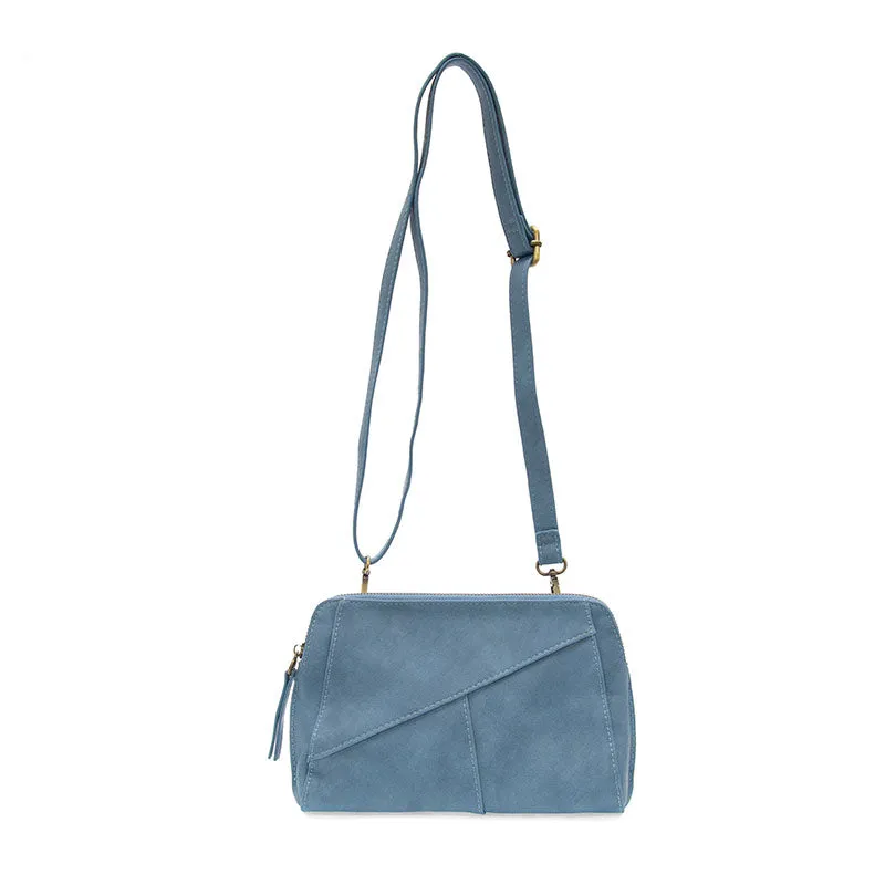 Gigi Crossbody with Woven Wristlet Strap