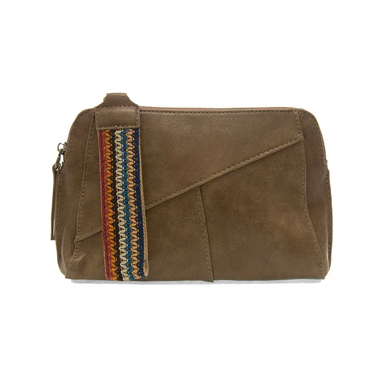 Gigi Crossbody with Woven Wristlet Strap