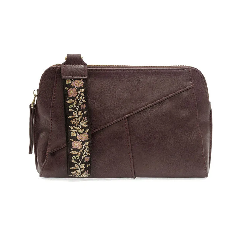Gigi Crossbody with Woven Wristlet Strap