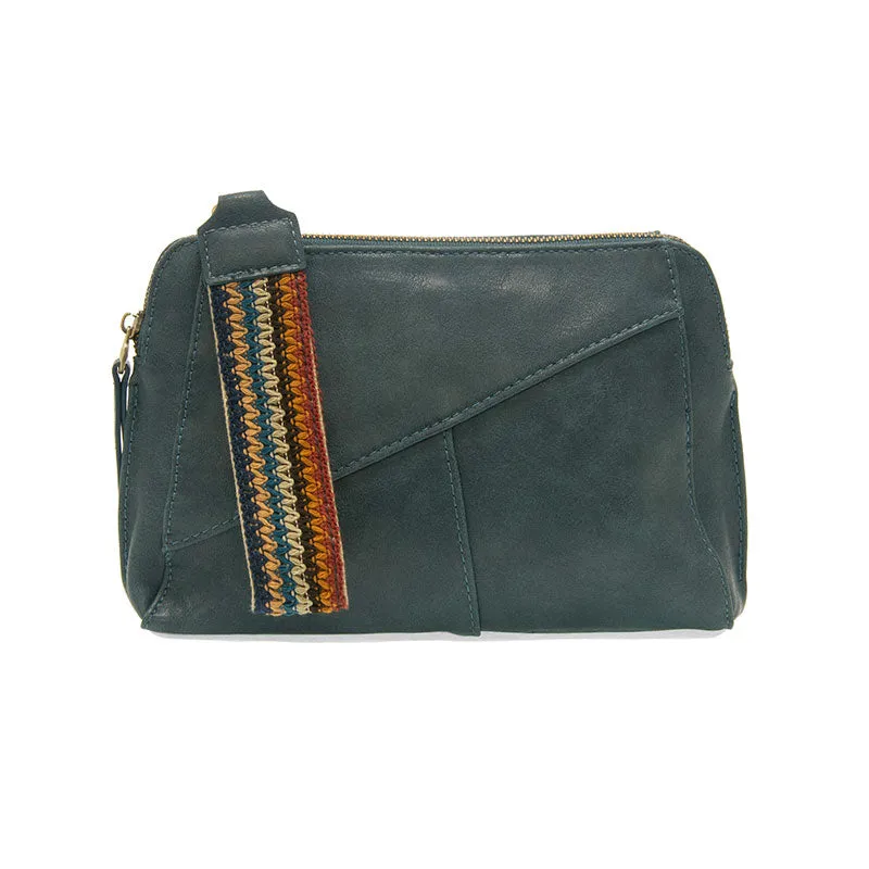 Gigi Crossbody with Woven Wristlet Strap