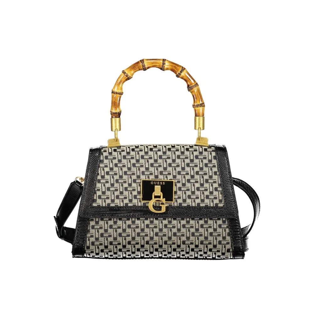 Guess Jeans Classical White & Black Vintage Bag