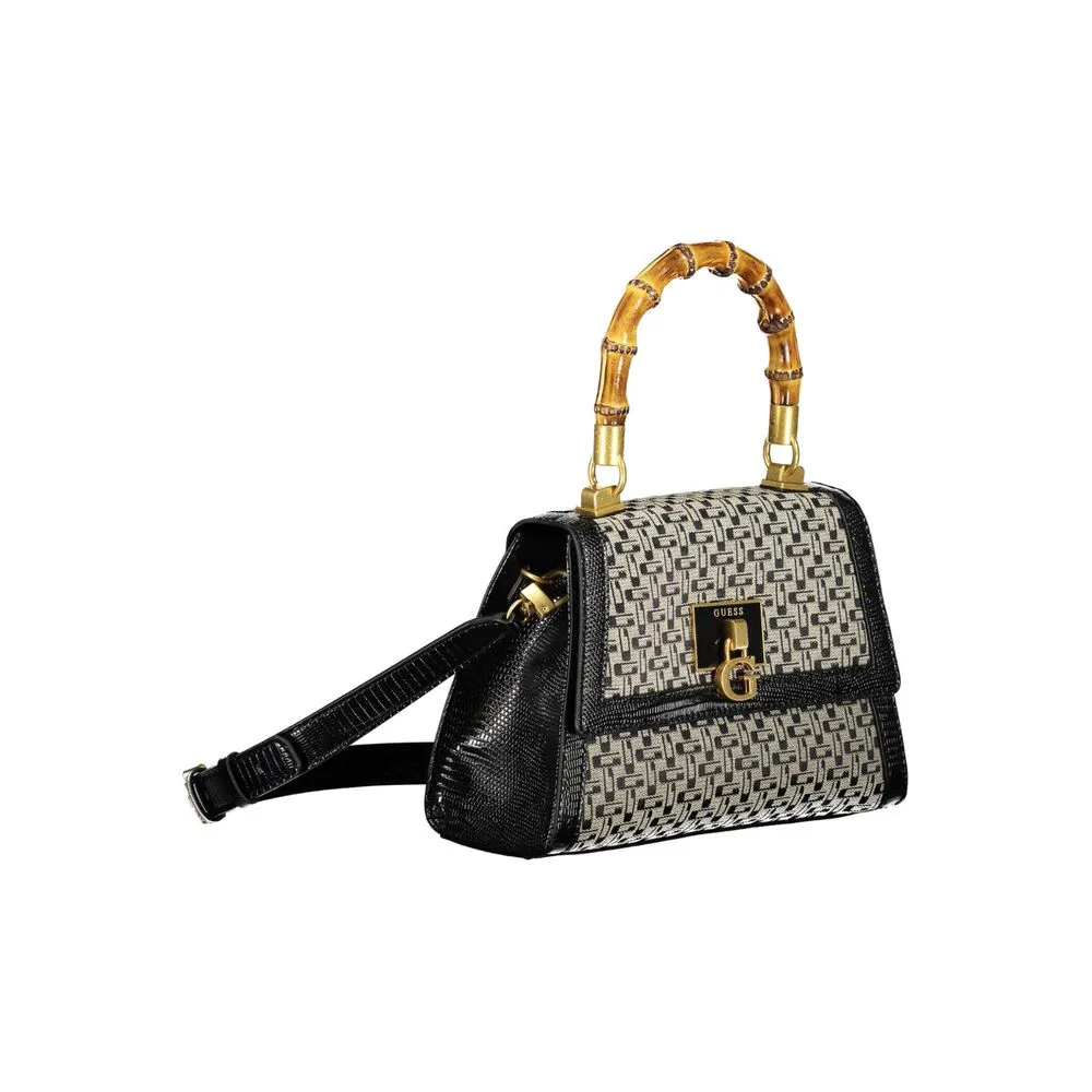 Guess Jeans Classical White & Black Vintage Bag