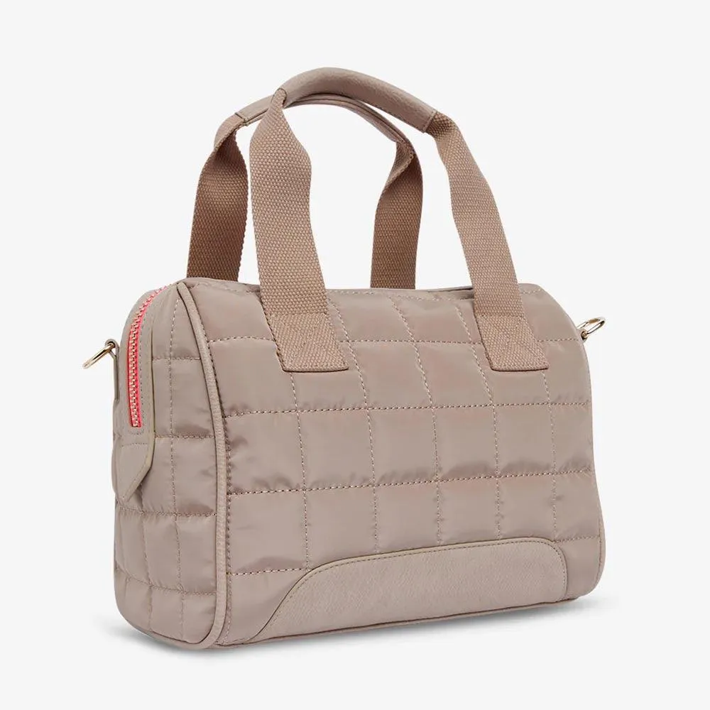 Hartley Quilted Doctors Bag | Taupe