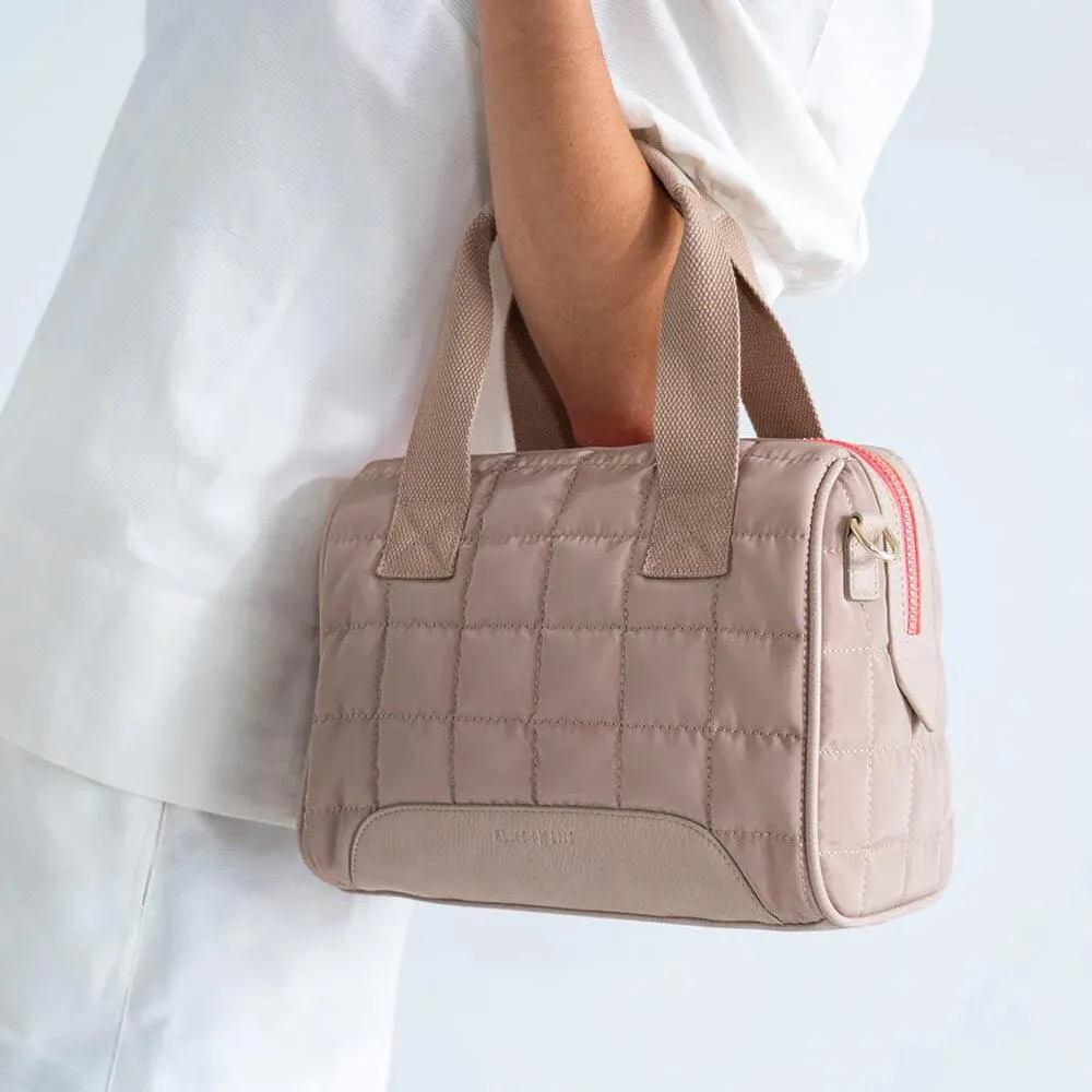 Hartley Quilted Doctors Bag | Taupe