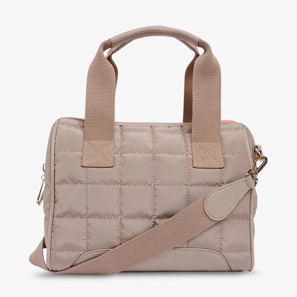 Hartley Quilted Doctors Bag | Taupe
