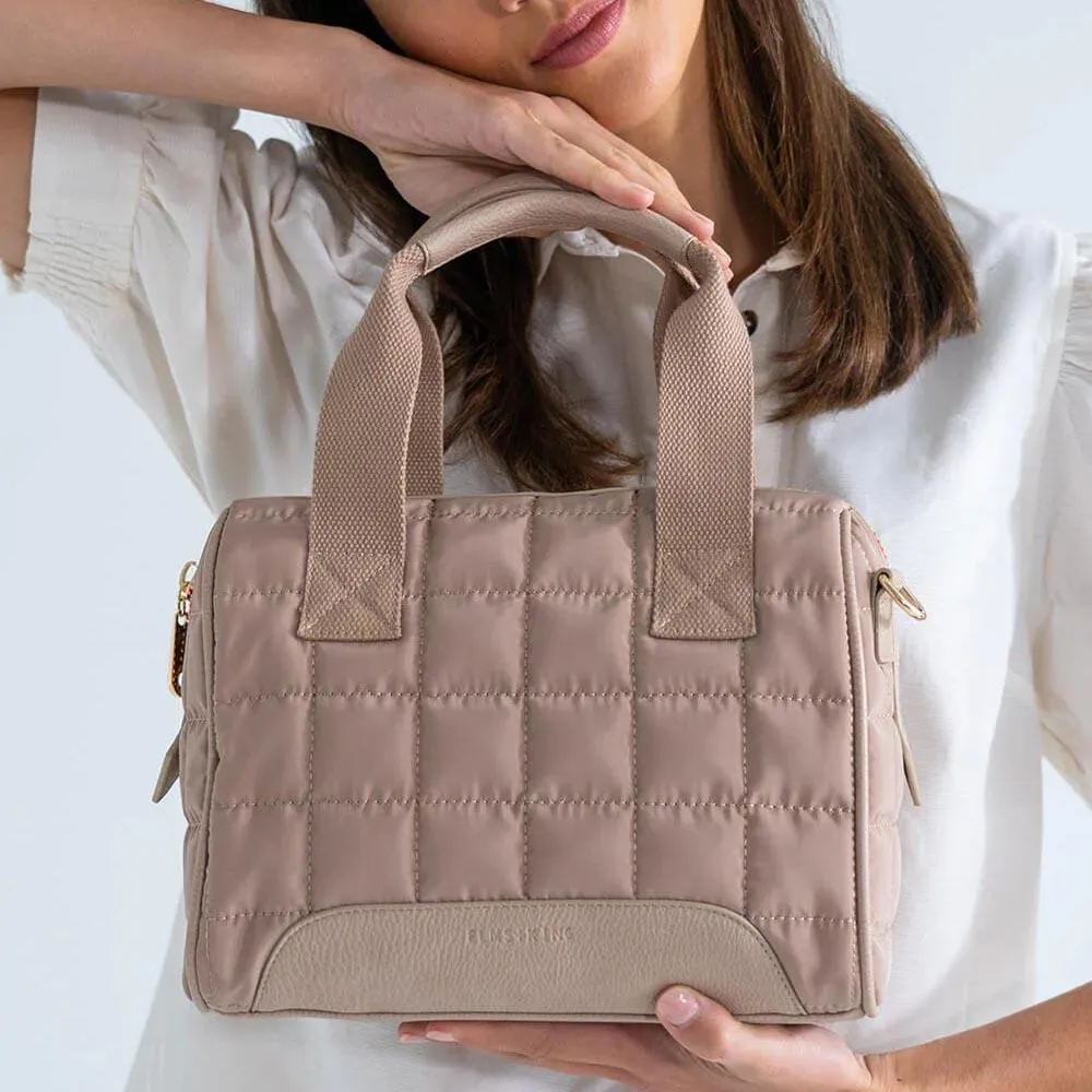 Hartley Quilted Doctors Bag | Taupe