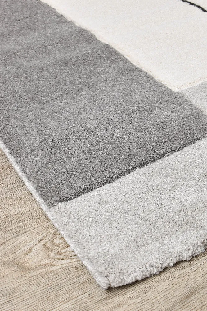 Hikina Grey Red Rug