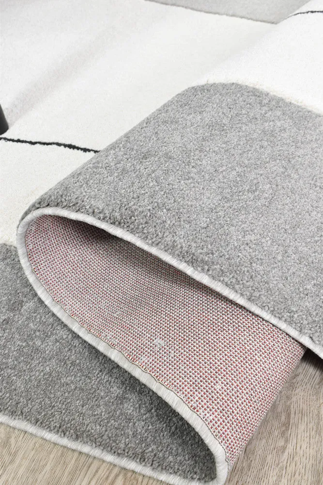 Hikina Grey Red Rug