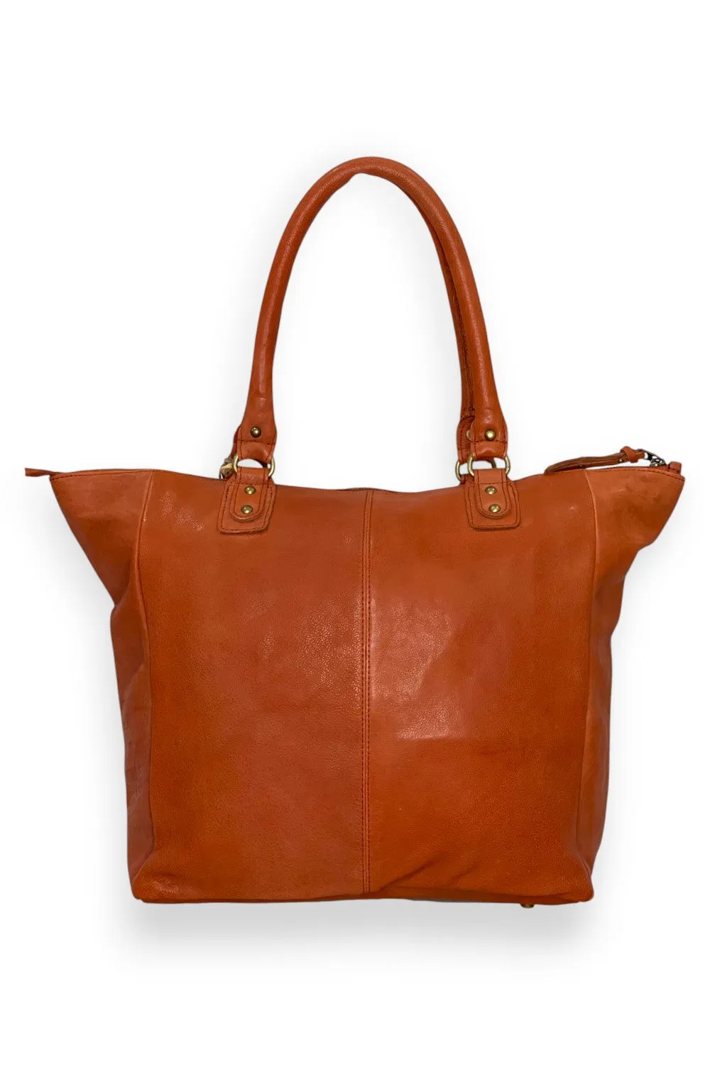 Indie Pocket Tote in Tan