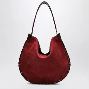 Isabel Marant Oskan Soft Berry Suede Hobo Bag