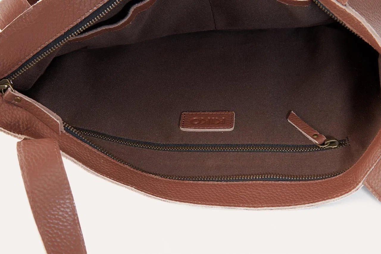 Kiko Leather On The Go Tote