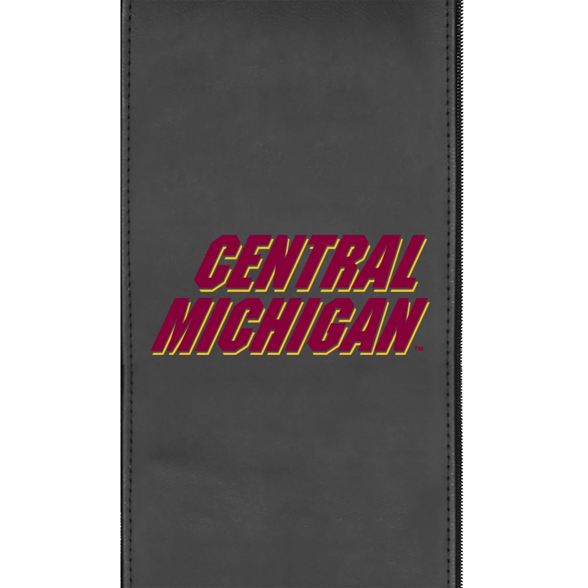 Logo Panel with Central Michigan Secondary for Xpression Gaming Chair Only
