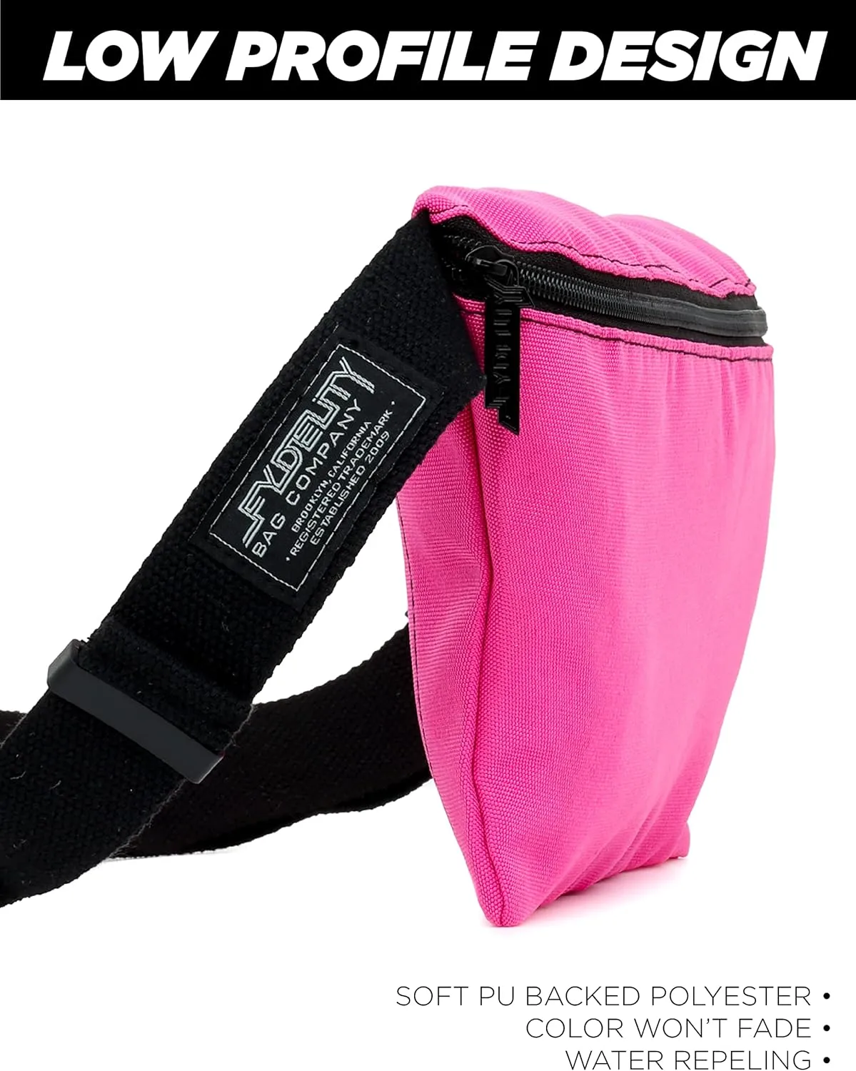 Plus Size Fanny Packs for Women  80s/90s Large Bum Bag  Unisex Crossbody Waist Belt Bag for Travel, Festivals, Sports & Daily Use  Waist Belt Bag for Women | Daily Magenta