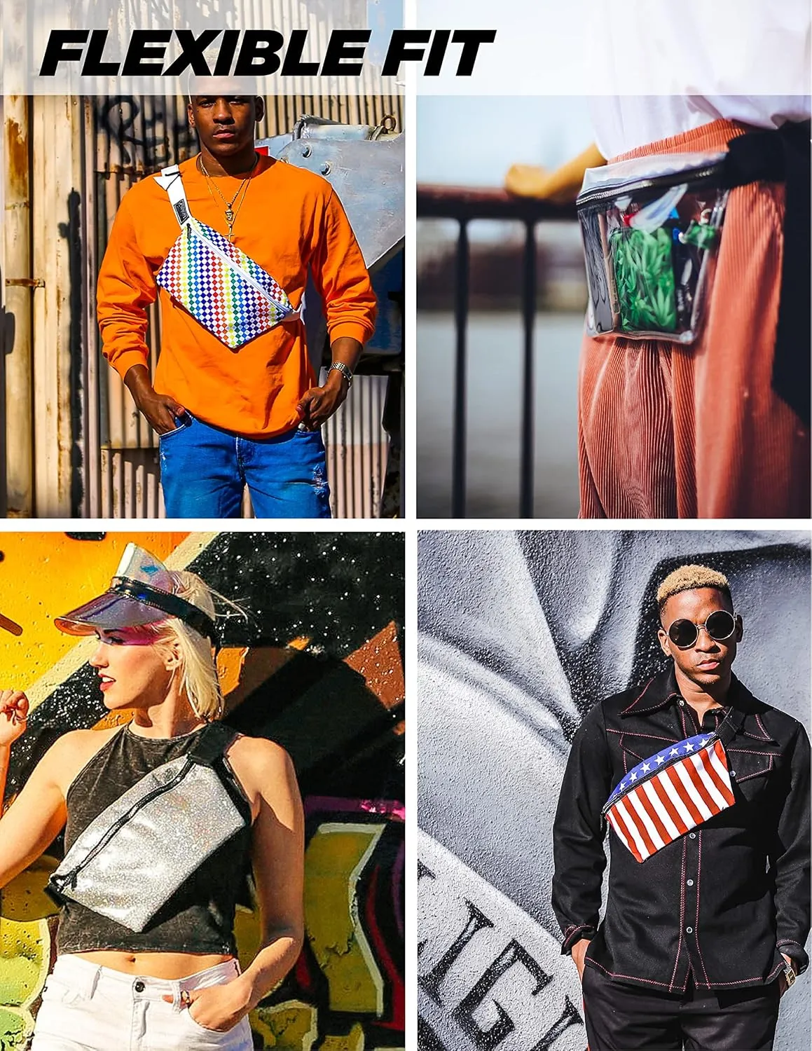 Plus Size Fanny Packs for Women  80s/90s Large Bum Bag  Unisex Crossbody Waist Belt Bag for Travel, Festivals, Sports & Daily Use  Waist Belt Bag for Women | Daily Magenta