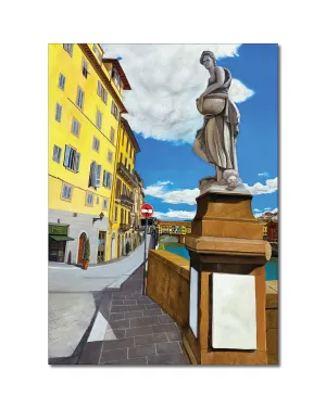 'STREET ART IN FIRENZE' - Oil on Canvas